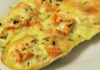 Baguettes gratinées au saumon légères