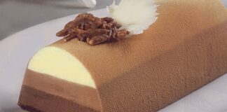 Bûche aux 3 chocolats avec Thermomix