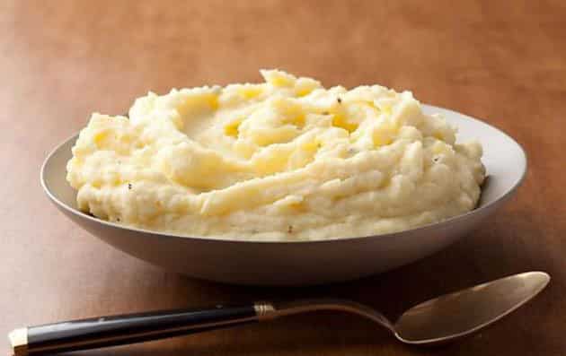 Purée de pomme de terre sans beurre, lait ou crème Weight Watchers