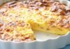 Quiche lorraine sans pâte légère