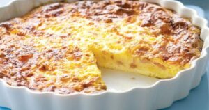 Quiche lorraine sans pâte