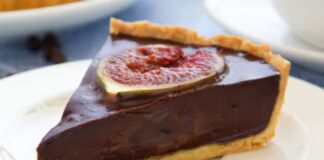 Tarte au chocolat et figues avec Thermomix