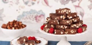 Fudge au chocolat et aux noisettes au Thermomix