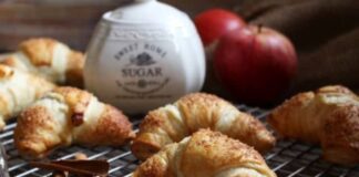 Croissants aux pommes et cannelle Thermomix