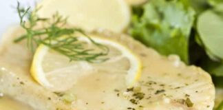 filets de poisson à la sauce au citron au Thermomix