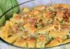 gratin de pâtes aux courgettes et chèvre