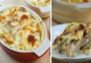 Gratin de poisson aux champignons léger