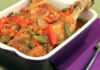 Poulet basquaise léger