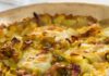 Poireaux en tartiflette légère