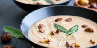 Velouté aux châtaignes léger