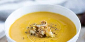 Velouté de courge Butternut au Kiri au Thermomix