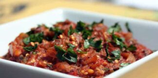 Caponata d'aubergines légère WW