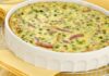 clafoutis de petits pois, jambon et Kiri WW