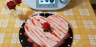 Bavarois aux fraises et spéculoos avec Thermomix