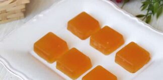 bonbons gélifiés à l'orange au Thermomix