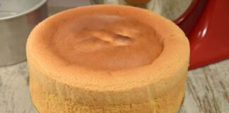 génoise haute ( 9 cm ) au Thermomix