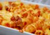 gratin de pâtes à la sauce au chorizo WW