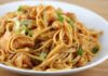 nouilles chinoises au poulet et sauce soja avec Thermomix