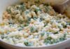 risotto de coquillettes aux petits pois et Boursin WW