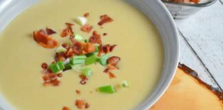 velouté d'endives au jambon et au bleu avec Thermomix