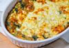 Clafoutis léger aux épinards et feta WW