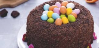 Gâteau nid de Pâques au Thermomix