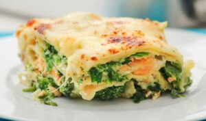 Lasagnes au saumon et épinards