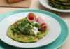 pancakes aux petits pois WW, de délicieux pancakes salés facile et simple à réaliser, à déguster avec des tranches de jambon pour un repas léger.
