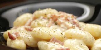 Gnocchis à la carbonara WW