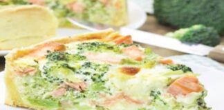 Quiche au saumon frais et au brocoli WW