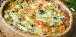 Quiche lorraine au brocoli WW