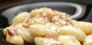 gnocchis à la carbonara au Thermomix