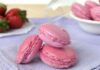 Macarons roses aux fraises au Thermomix
