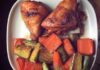 Poitrine de poulet et ses légumes WW