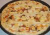 Tarte aux champignons, jambon et fromage WW