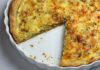Tarte aux poireaux, lardons et chèvre WW
