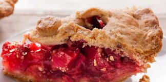 Tarte à la rhubarbe avec Thermomix