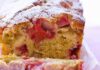 cake léger à la rhubarbe WW