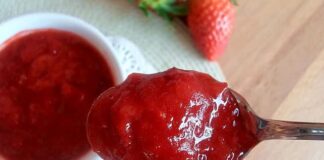 Confiture de fraises sans sucre WW