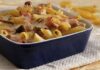 Gratin de pâtes aux champignons et jambon WW