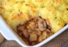 Hachis parmentier au boeuf et champignons WW