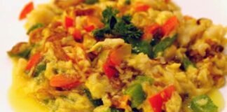 Oeufs brouillés aux légumes WW