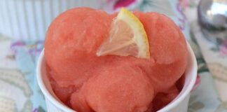 sorbet à la pastèque au Thermomix