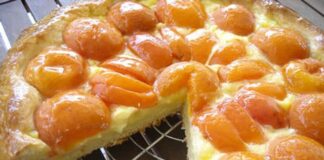 Tarte briochée aux abricots au Thermomix