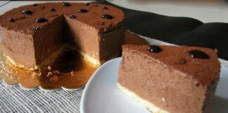 bavarois au chocolat avec Thermomix