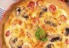 quiche aux champignons et tomates cerises WW
