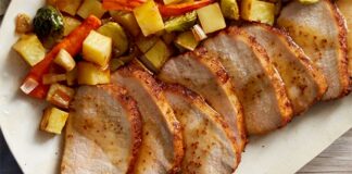 Rôti de porc à la moutarde avec cookeo