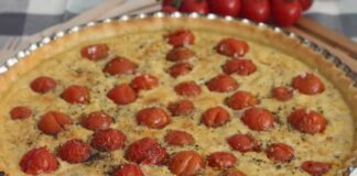 Tarte au thon et aux tomates cerises WW