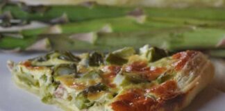 tarte légère aux asperges ww