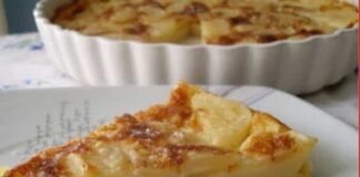 clafoutis aux pommes caramélisées WW, un délicieux clafoutis léger et fruité, bien gourmand, facile et simple à réaliser pour un dessert à déguster sans culpabilité.
